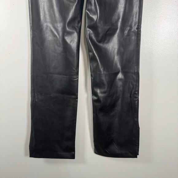 Abercrombie & Fitch Vegan Leather The 90s Straight Ultra High Rise Jeans 26/2 - Picture 9 of 13